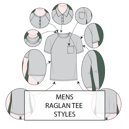 Men's T-Shirt Raglan Sleeve