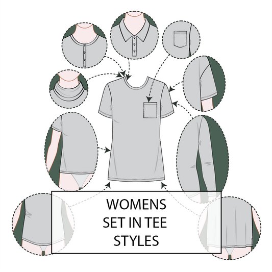 Women's T-Shirt Set-In Sleeve