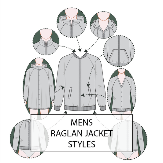 Men's Jacket Raglan Sleeve
