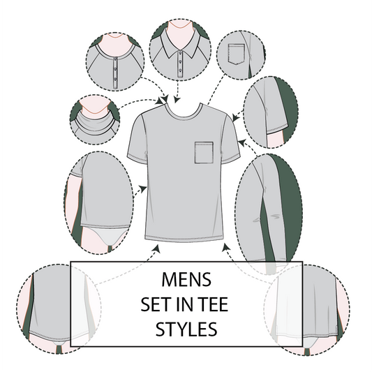 Men's T-Shirt Set-In Sleeve