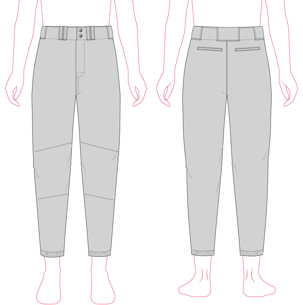 Girl's Fastpitch Baseball Knickers