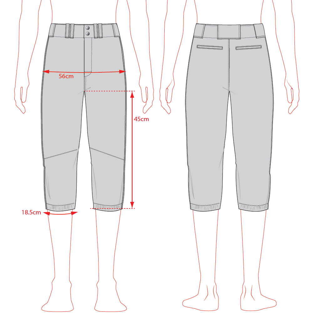 Men's Baseball Below Knee Knickers