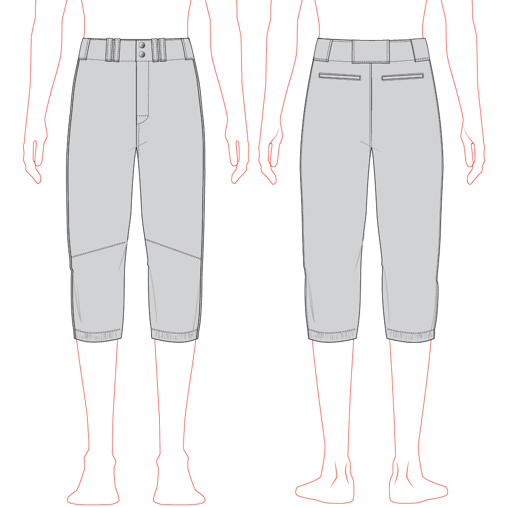 Men's Baseball Below Knee Knickers