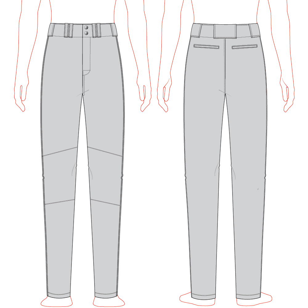 Men's Baseball Pants Long