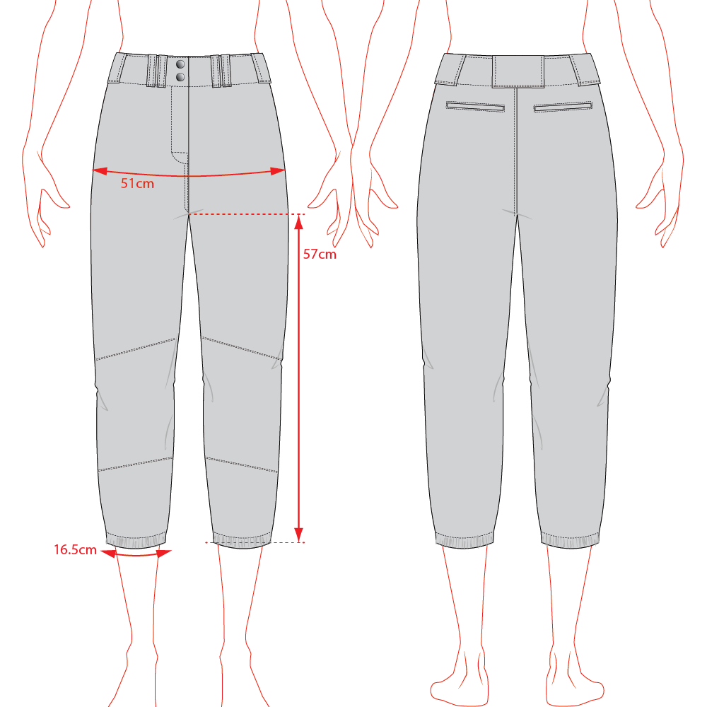 Women's Fastpitch Baseball Pants
