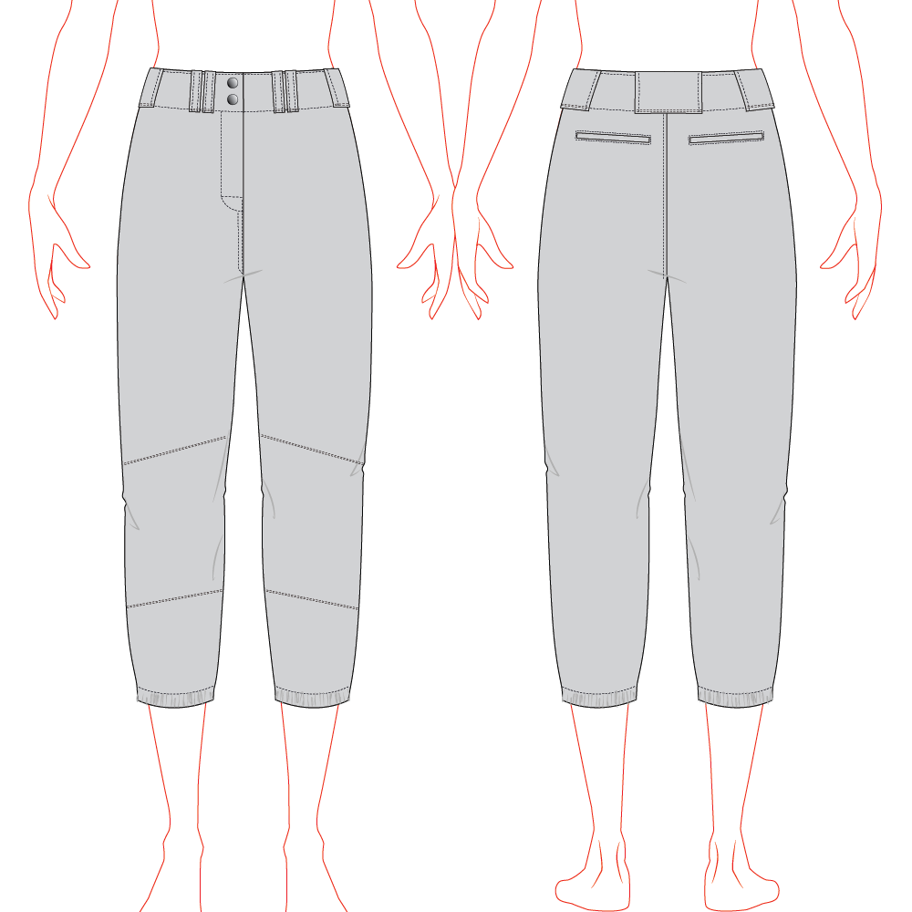 Women's Fastpitch Baseball Pants