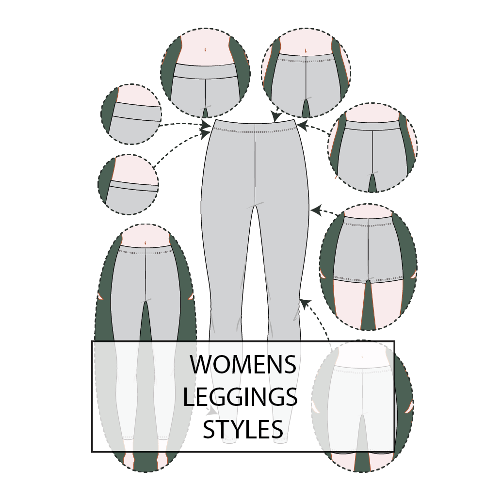 Women S Leggings Pattern Tech Pack
