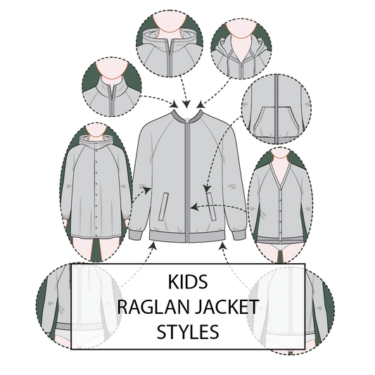 Kid's Jacket Raglan Sleeve