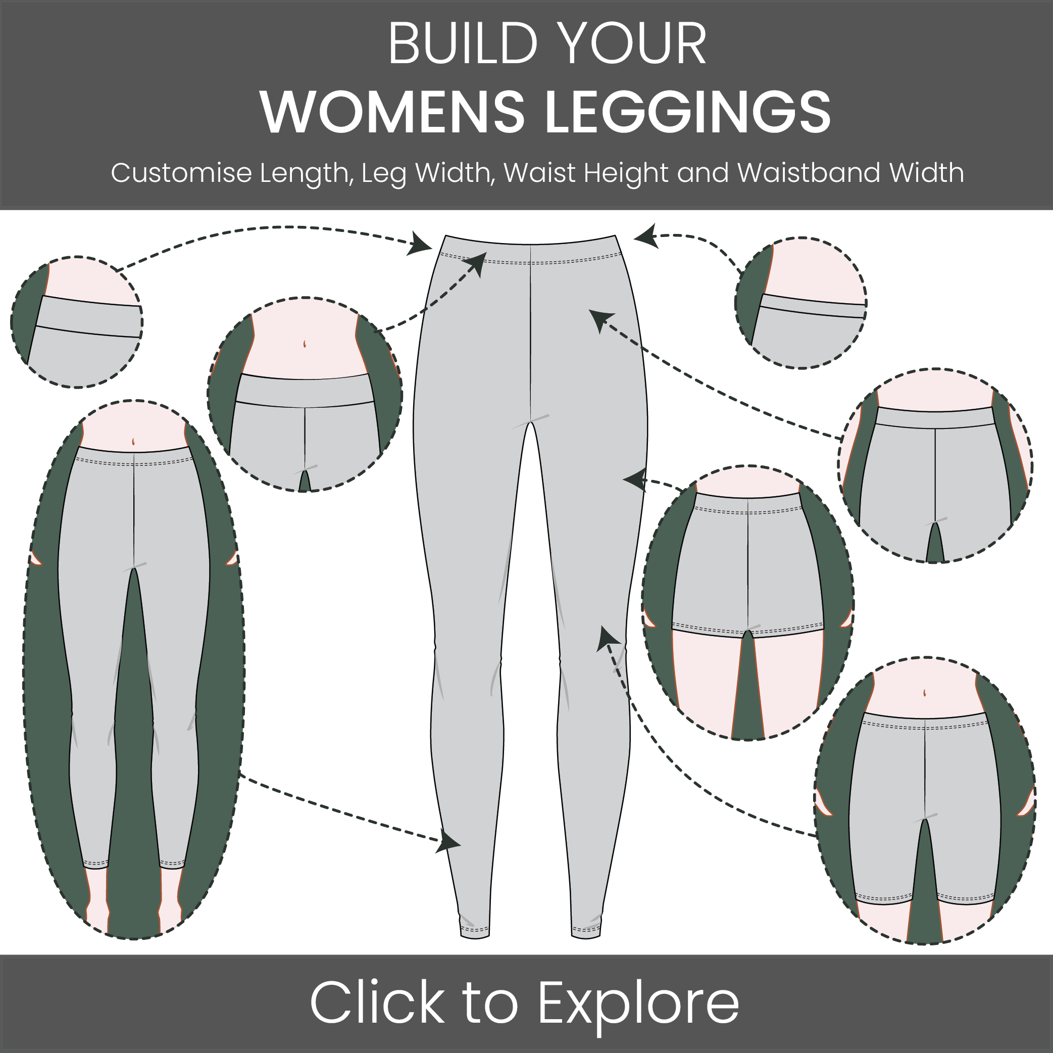 Women's Leggings Pattern & Tech Pack