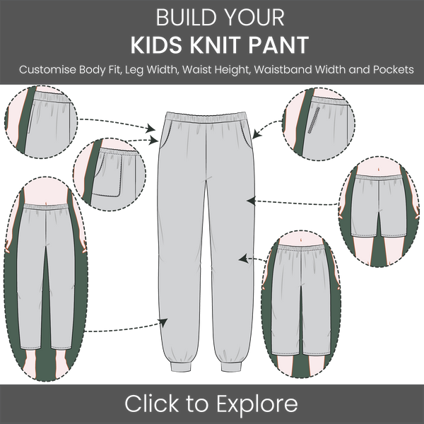 Kid's Knit Pants / Shorts Pattern & Tech Pack