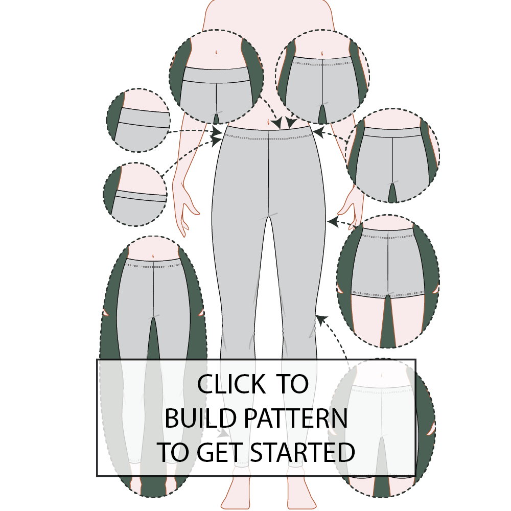 Women's Leggings Pattern & Tech Pack