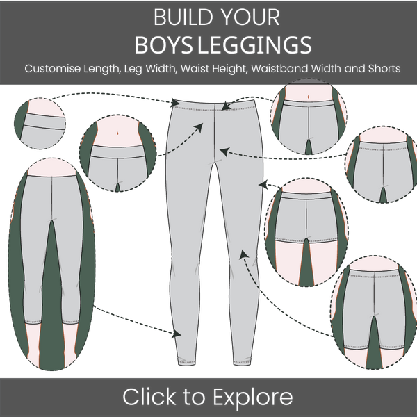 Kid's (Boys) Leggings Pattern & Tech Pack