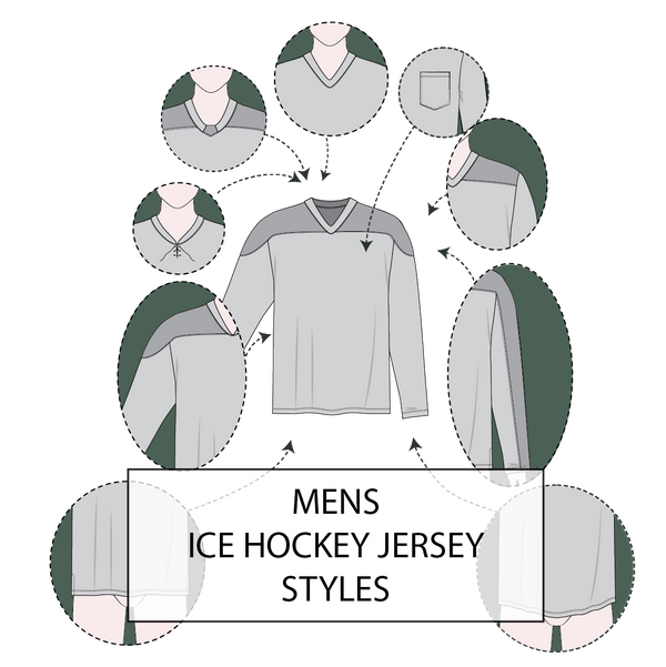 Men's Ice Hockey Jersey Pattern & Tech Pack