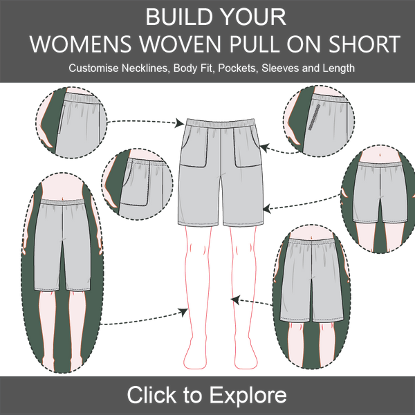 Women's Woven Pull on Short Pattern & Tech Pack