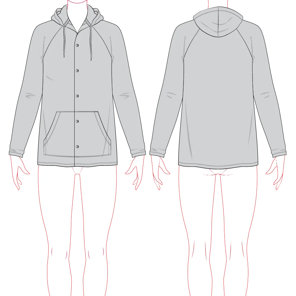 Women's Jacket Raglan Sleeve Pattern & Tech Pack - Customer's Product with price 149.00 ID eROztbKYOn7RPMp6CsctNbeh