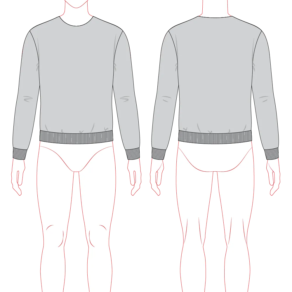 Men's Jumper Set In Sleeve Pattern & Tech Pack - Customer's Product with price 149.00 ID LzxCBieT3zlNXoketl1K8rrl