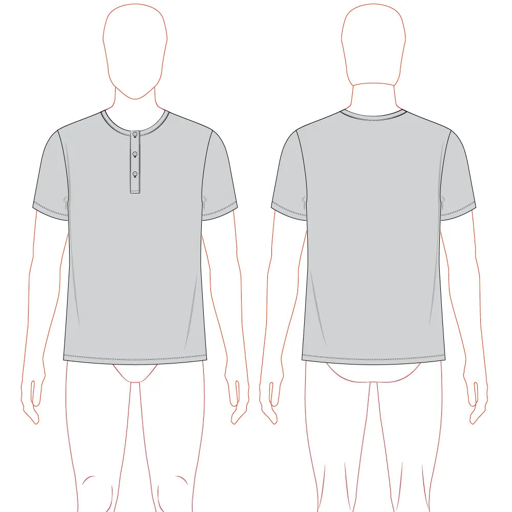 Men's T-Shirt Set-In Sleeve Pattern & Tech Pack - Customer's Product with price 499.00 ID g3qK9Vi8LWJfjB1MWhbsJJeF