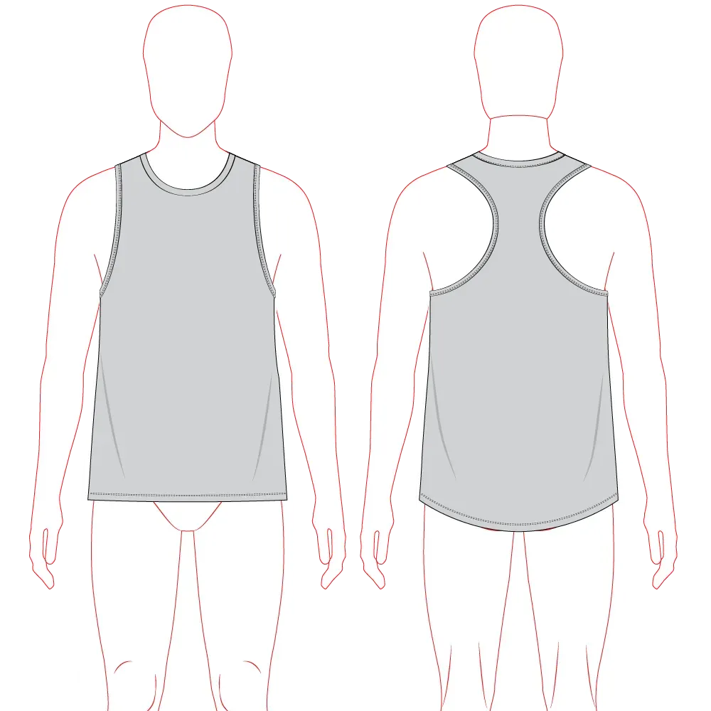 Men's Singlet / Tank Top Pattern & Tech Pack - Customer's Product with price 79.00 ID qISoZ_FEHy8XiVAWCDyClDpN