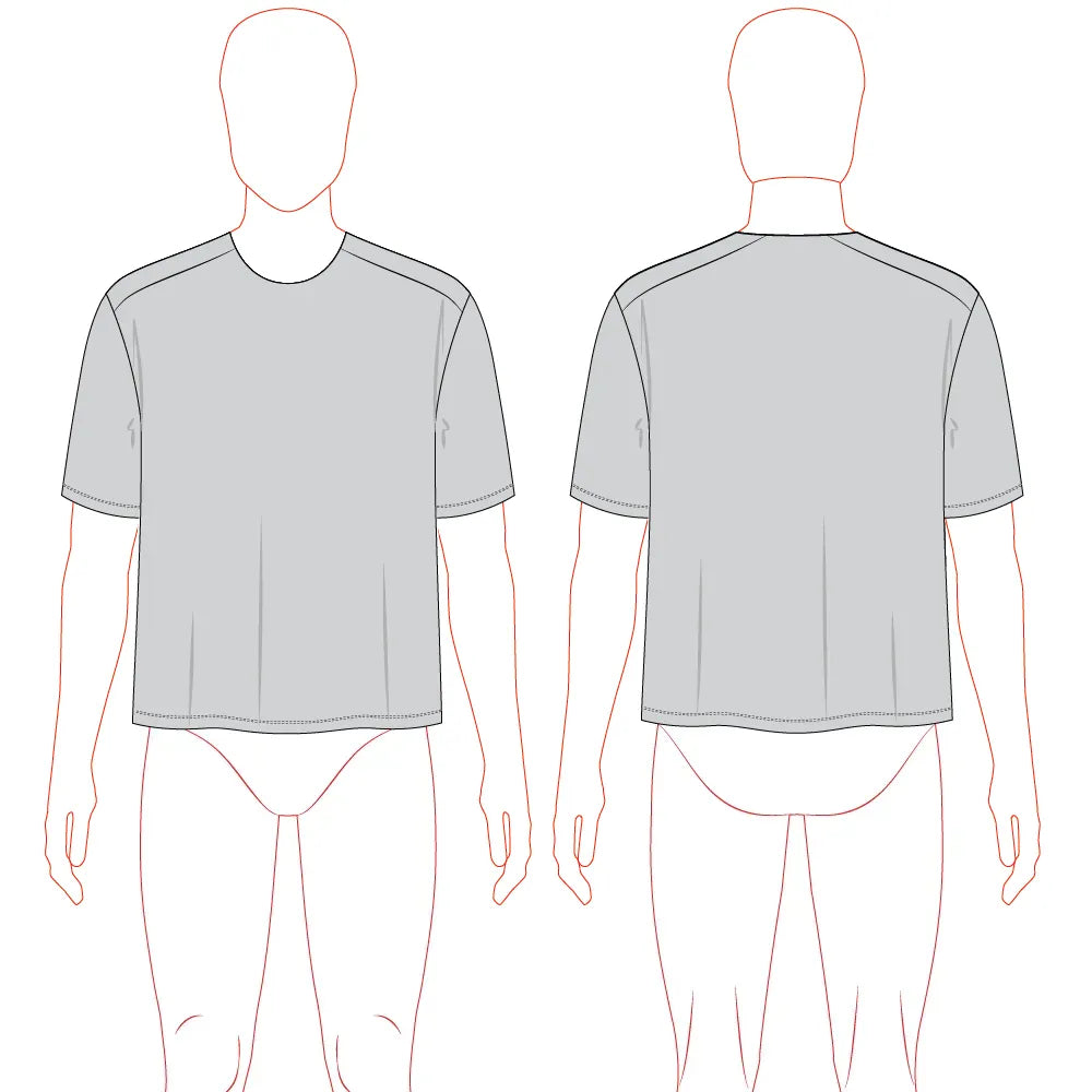 Men's Set-In Sleeve Tee Pattern & Tech Pack - Customer's Product with price 99.00 ID lBK5lcZJi04QDX5EGHF0NZO2