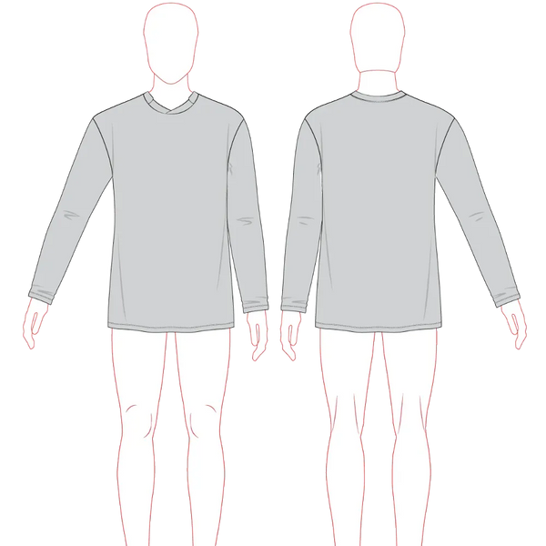 Men's Jumper Set-In Sleeve Pattern & Tech Pack - Customer's Product with price 149.00 ID zWbhBhXQJX4MfBu12iEfLiRJ
